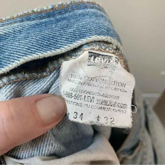 Levi's Light Wash  Vintage Orange Tab Jeans 34 - Picture 4 of 16